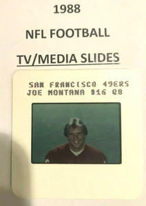 JOE MONTANA 1988 NFL Transparency TV MEDIA SLIDE SAN FRANCISCO 49ers - Picture 1 of 4