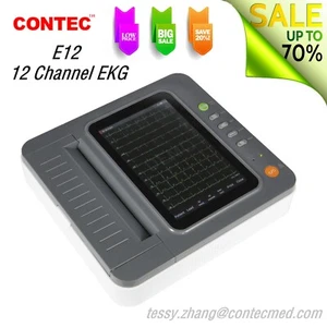 CONTEC E12 Touch Digital 12 Channel ECG Machine electrocardiograph EKG Printer - Picture 1 of 11