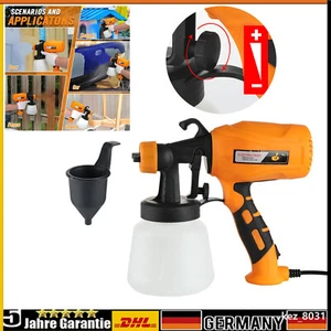 Paint Sprayer Gun Airless Electric 550W Home Outdoor Wand Handheld Spray Zaun DE - Bild 1 von 10