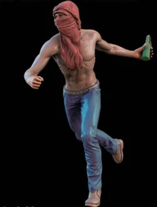 Modelo de resina 1:35 sin camisa hombre blanco modelo a mano nuevo 3385y - Imagen 1 de 1