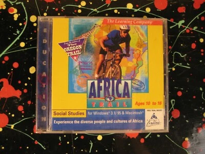 The Africa Trail The Learning Company Windows 3.1 / 95 PC / Mac CDROM Game - Image 1 of 4