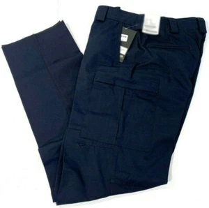 MENS 34x36 BLAUER 8835 TACTICAL OPERATIONAL SIDE POCKET PANTS DARK NAVY UNHEMMED - Picture 1 of 2
