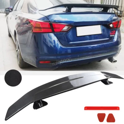 For Nissan Altima Sedan 46''GT-Style Carbon Style Rear Trunk Spoiler Lip Wing Foto 1 de 4