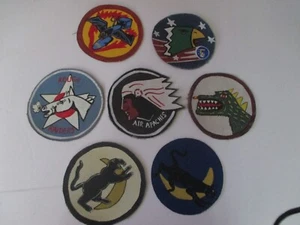 WWII USAAF SEVEN PATCH GROUP 345 TH BOMB GROUP AIR APACHES FLIGHT JACKET PATCH - Picture 1 of 3