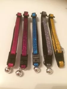 Cat / Kitten Safety Collar - Sparkly Glitter (Pack of 3) - Picture 1 of 6