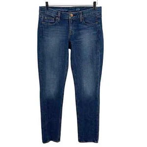 Pantalones de mezclilla vintage para mujer J Crew talla 27R de altura media ajustados 30 x 31 - Imagen 1 de 9