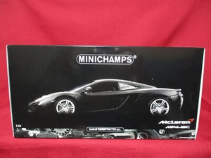 1:18 Scale McLaren MP4-12C Matt Black Diecast Model Car Minichamps Spark Autoart - Picture 1 of 9