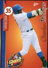 2010 Peoria Chiefs CHARLES THOMAS CUBS MULTIAD SPORTS jacksonville fl