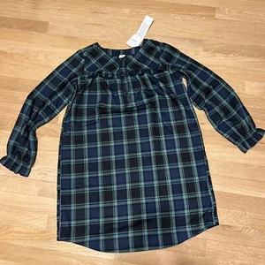 J. Crew Crewcuts Kid's Flannel Button-Up PJ Pajama Top Night Gown Youth XL Girls - Picture 1 of 14