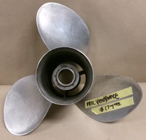 Hélice fueraborda de acero inoxidable Mercury Vengeance N/A x 17 OEM # 48 16314 - Imagen 1 de 3