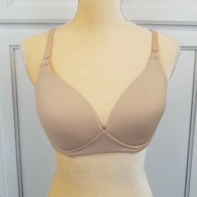 Sujetador de lactancia MOTHERHOOD 34D sin cables fácil a presión beige maternidad Foto 1 de 4