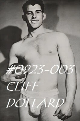 VINTAGE MALE PORTRAIT #0923-003 - CLIFF DOLLARD 1963  - free shipping in usa - Image 1 of 2