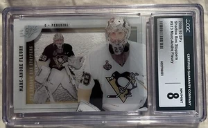 2009-10 Upper Deck SPX Shadow Box Stoppers Marc-Andre Fleury #ST3 CGC 8 NearMint - Picture 1 of 3