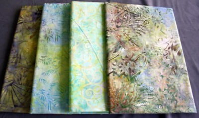 Batik Quilting Fabrics - 4 Cuts 3 (1yds each) 1 (1 i/2yds) New - Image 1 of 4