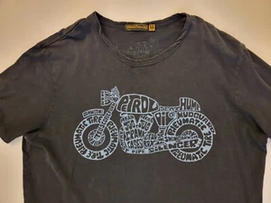 Johnson Motors Inc Mens Tshirt XLarge Faded Distressed Motorcycle Vtg Tee 52539 - Picture 1 of 10