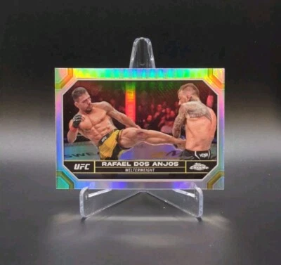 RAFAEL DOS ANJO 2024 Topps Chrome UFC Refractor Card #158 Mint Condition  - Image 1 of 2