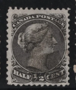 #21 Large Queen 1/2c Canada used well centered - Picture 1 of 2