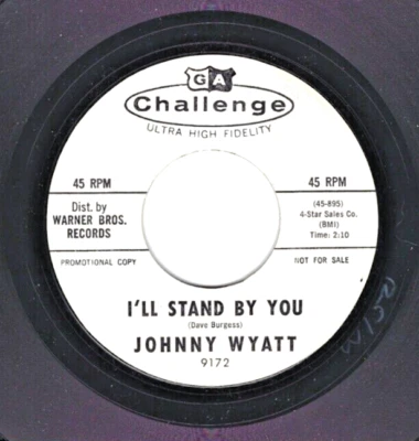NORTHERN SOUL 45  Johnny Wyatt  Challenge  9172   *promo* - Image 1 of 2