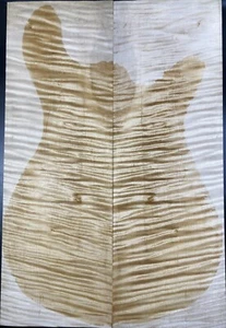 Tapa de guitarra Les Paul 9 mm AAAAA acolchada de arce madera a juego Luthier Supply - Imagen 1 de 4
