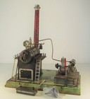 Antike Dampfmaschine J.F. vor 1945