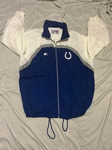Vintage Starter Indianapolis Colts Pro Line Zip up Hooded Jacket (Men’s L) - Picture 1 of 9
