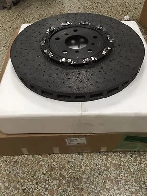 2009-13 Chevy Corvette Z06 ZR1 Front Carbon Brake Rotor OEM GM Brembo 177-1120 - Image 1 of 4
