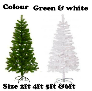 Traditional Christmas Tree  Artificial Xmas Tree Home Décor 2ft 3ft 4ft 5ft 6ft