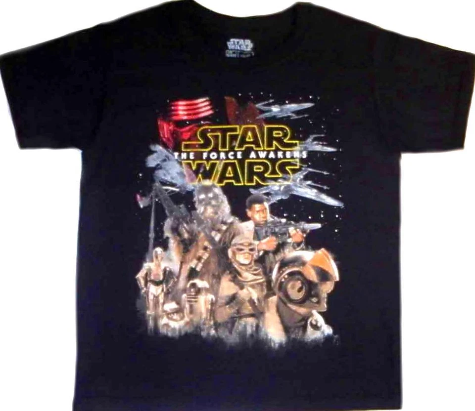 Camiseta Star Wars El Despertar de la Fuerza 4-5 XS 6-7 S 8 M 10-12 L Nueva Camiseta Infantil  Foto 1 de 1
