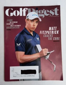 GOLF DIGEST MAGAZINE OCTOBER/NOVEMBER 2022 MATT FITZPATRICK - Picture 1 of 1