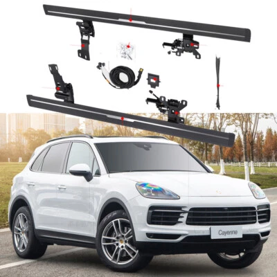 Deployable Running Board Fits for Porsche Cayenne 2018-2024 Electric Side Steps - Imagem 1 de 4