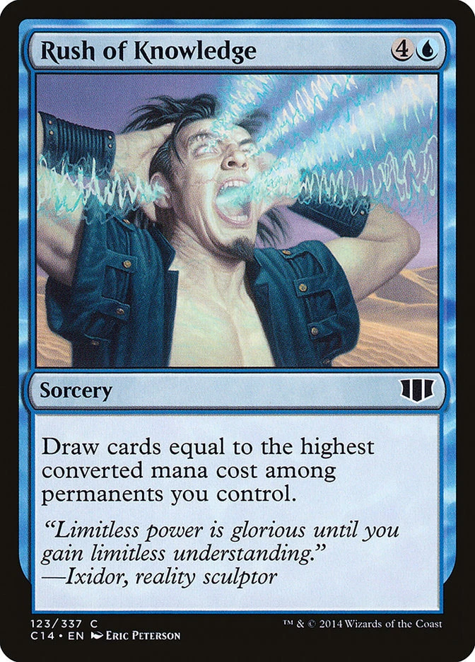 1x Rush of Knowledge - NM - Commander set - SPARROW MAGIC - Image 1 of 1
