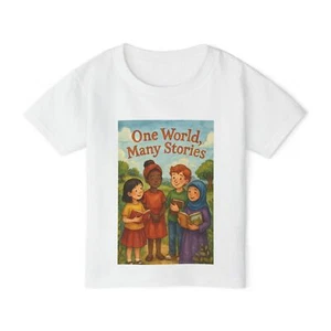 Whimsical Storytelling Toddler TShirt One World, Many Stories - Picture 1 of 29