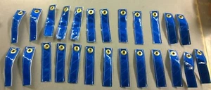 25 x CAB High Visibility Safety 6" Reflective Streamers Blue NEW - Picture 1 of 5