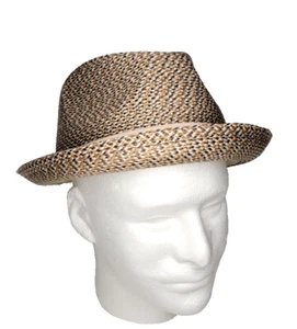 Bailey 1922 of Hollywood Braided Fedora/Trilby Hat Size L 23" Inside NWT - Picture 1 of 18