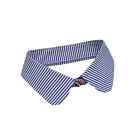 Half-Shirt Blouse Detachable Cotton Stripes Fake Collars Collar Faux Collar AUT