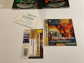 Dungeons & Dragons Collection Sega Saturn SS Japanese Tested US Seller