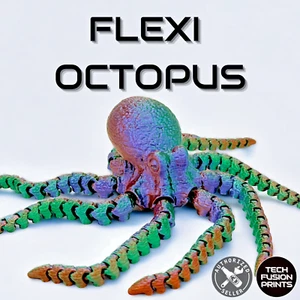 Dynamic Flexi Octopus  (McGybeer Official 3D Printed) - Picture 1 of 21