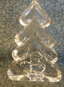 Glas Briefbeschwerer Christbaum Elfe Nissen flacher Rücken unbeschriftet skandinavisch? - Bild 1 von 10