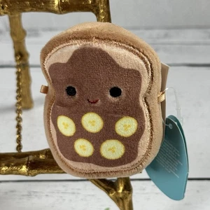 Squishmallows Micromallows Danilo the Chocolate Banana Toast 2.5 Inch Plush New - Picture 1 of 5
