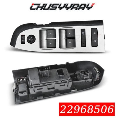 Interruptor de janela 22968506 Master Power para 2010-2014 Chevy Silverado 2500 HD - Imagem 1 de 4