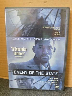 Enemy of the State (DVD, 1998) Will Smith Gene Hackman - Image 1 of 3