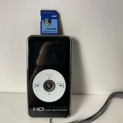 Videocámara HD DXG 567V con LCD de alta resolución de 1,7 pulgadas y zoom 2X cámara negra Foto 1 de 4