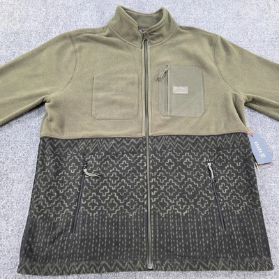 Chaqueta polar ROARK Landfall RF277 militar Sashiko para hombre talla L nueva con etiquetas verde negro Foto 1 de 4