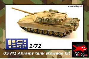 Kit de estiba 1:72 para tanque M1 Abrams modelo a escala militar.  - Imagen 1 de 4