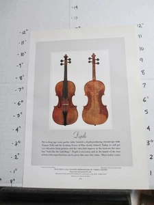 mag ad 1927 AMERICAN Colortype Engraving Lyon Healy violin Wm Gilbert clocks - Picture 1 of 2