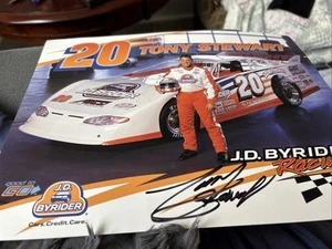 Tony Stewart Jd Byrider Bild signiert - Bild 1 von 3
