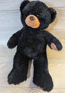 Black Bear The Bear Factory 2001 Teddy Plush - Please Read - Zip Stuck Pls Read - Picture 1 of 17