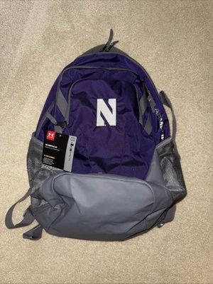 Mochila Northwestern Under Armour Hustle 3.0 Foto 1 de 2