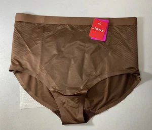 Spanx Thinstincts 2.0 High Waisted Shaping Briefs - Chestnut Brown - NEW - Picture 1 of 3