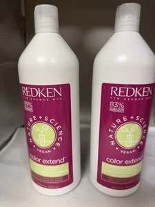 Redken Color Extend Shampoo 33.8oz Conditioner 33.8oz - Picture 1 of 1